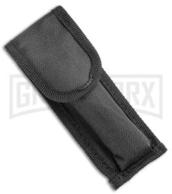 9" Anomaly Stiletto Blue Pearlex Automatic Knife - Satin Bayonet -Knife Store AKC 9in Blue Pearlex Acrylic Auto Italian Bayo Stiletto Satin GX 37998 jr sheath large