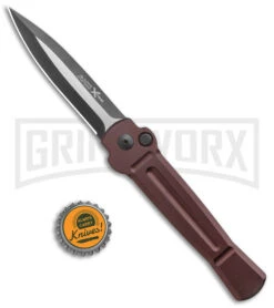 AKC X-treme ACE Brown Automatic Knife - Two Tone -Knife Store AKC X treme Ace Auto Brown TT BHQ 136122 jr bottlecap large 1