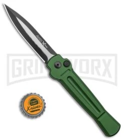 AKC X-treme Ace Green Automatic Knife - Black Two Tone Plain 7 AKC X-treme Ace Green Automatic Knife - Black Two Tone Plain -Knife Store AKC X treme Ace Auto Green Black TT ACE GTT BHQ 136921 jr bottlecap large