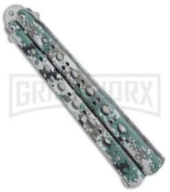 Andux Camo Fly Digi-Camo Butterfly Trainer - Satin -Knife Store Andux Camo Fly Digi Camo trainer satin BP 24588 er spine large
