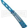 Andux Spectre Blue Balisong Butterfly Trainer - Tanto Blue