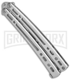 Andux Spectre Balisong Butterfly Trainer - Tanto Satin -Knife Store Andux Spectre Trainer Tanto Satin BP 24595 er spine large