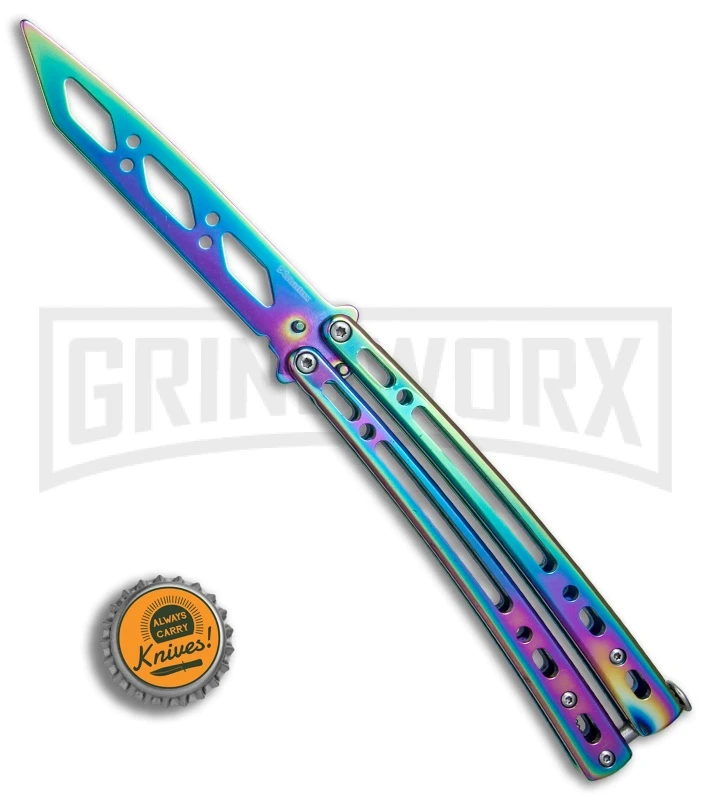 Andux Spectre Balisong Butterfly Trainer - Tanto Spectrum 4 Andux Spectre Balisong Butterfly Trainer - Tanto Spectrum - Image 4