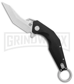 Artisan Cutlery Cobra Black G-10 Folding Knife - Satin Plain