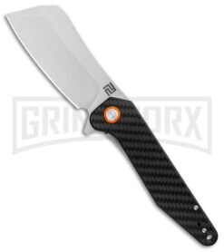Artisan Cutlery Osprey Carbon Fiber/G-10 Folding Knife - Stonewash Plain