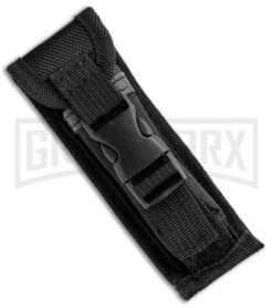 Atomic Defender Mini OTF Automatic Knife Black - Serrated Damascus Tanto -Knife Store Atomic Defender Mini Tanto Black OTF Auto TT Serr GX 34177 jr sheath large