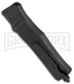 Atomic Defender Large OTF Automatic Knife Black - Satin Plain -Knife Store Atomic Defender OTF Dagger 6PA21 55D BP 19784 jr side large