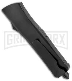 Atomic Lance Dagger Black OTF Automatic Knife - Two Tone Plain -Knife Store Atomic Lance Dagger Black OTF Auto TT GX 35347 jr side large