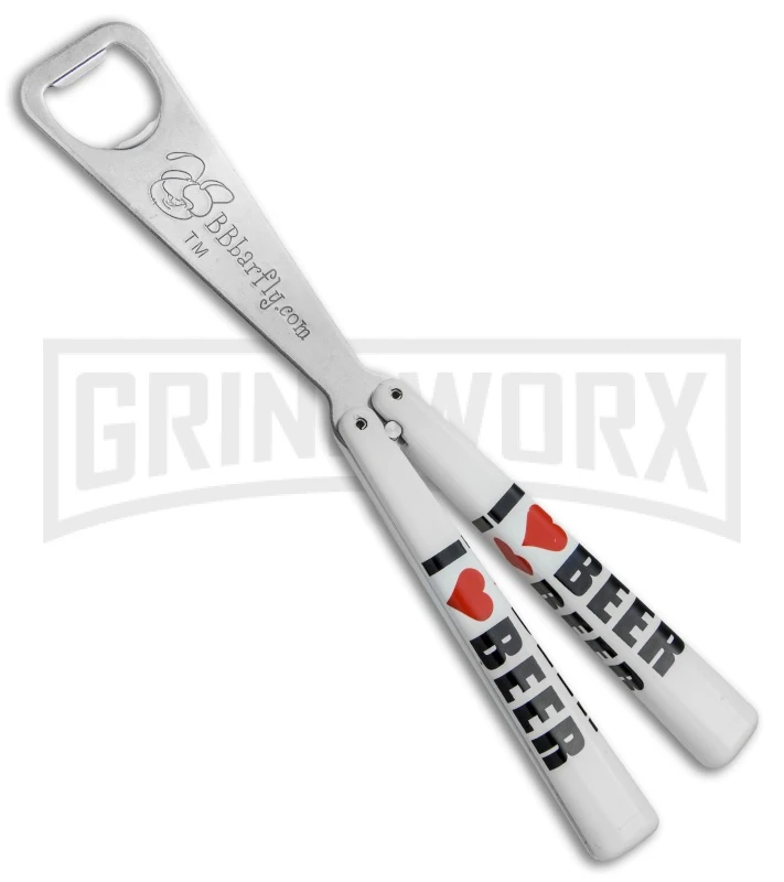 BB Barfly I Heart Beer Bottle Opener Butterfly Trainer 1 BB Barfly I Heart Beer Bottle Opener Butterfly Trainer