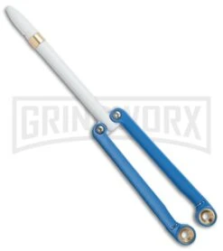 BaliYo By Spyderco Butterfly Pen Flipper Blue/White