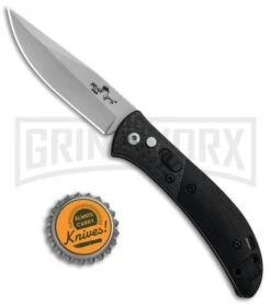 Bear OPS Bold Action IX Black G-10 CF Automatic Knife - Bead Blast Plain -Knife Store Bear OPS Bold Action IX Auto Black G 10 CF BB AC 900 B4 P BHQ 83233 jr bottlecap large
