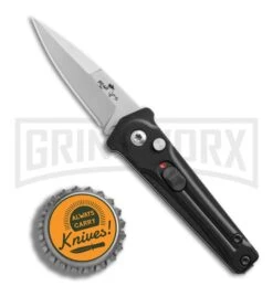 Bear Ops Black Bold Action III Mini Automatic Knife - Gray Plain 7 Bear Ops Black Bold Action III Mini Automatic Knife - Gray Plain -Knife Store Bear Ops Bold Action III mini black gray BHQ 68883 er bottlecap large