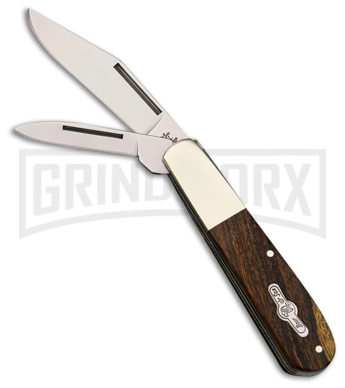 Bear & Son Kodiak Barlow Desert Ironwood Pocket Knife - Satin Plain 1 Bear & Son Kodiak Barlow Desert Ironwood Pocket Knife - Satin Plain