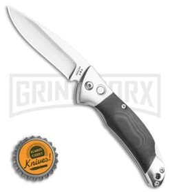 Bear And Son Black G-10 Automatic Lockback Knife - Satin Plain 7 Bear And Son Black G-10 Automatic Lockback Knife - Satin Plain -Knife Store Bear and Son Black G10 Automatic Lockback BHQ 118795 LS Bottlecap large