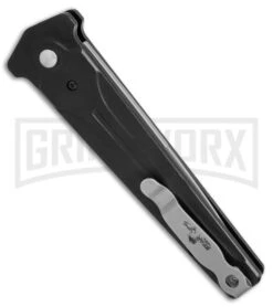 Bear Ops Black Bold Action III Automatic Knife - Bead Blast Plain -Knife Store Bear ops Bold action 3 bb BHQ 51648 jr side large