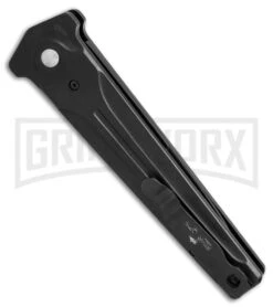 Bear Ops Black Bold Action III Automatic Knife - Black Plain 5 Bear Ops Black Bold Action III Automatic Knife - Black Plain -Knife Store Bear ops Bold action 3 black BHQ 51649 er side large