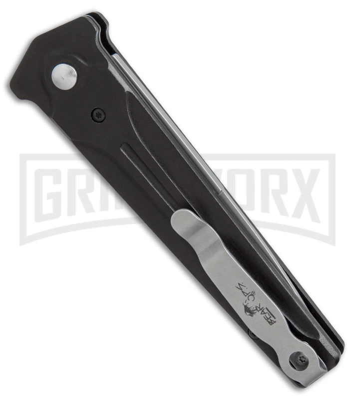 Bear Ops Black Bold Action III Small Automatic Knife - Bead Blast Plain 3 Bear Ops Black Bold Action III Small Automatic Knife - Bead Blast Plain - Image 3