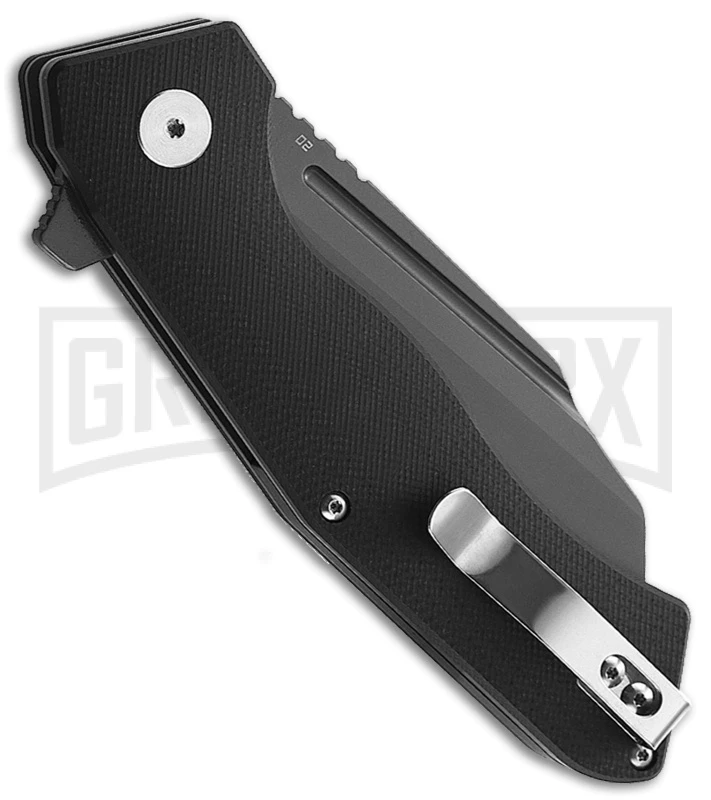 Bestech Knives Black G-10 Rockface Liner Lock Knife Black D2 2 Bestech Knives Black G-10 Rockface Liner Lock Knife Black D2 - Image 2