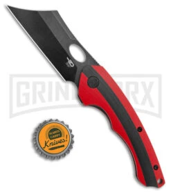 Bestech Knives Skirmish Red/Black G-10 Folding Knife - Black SW Plain -Knife Store Bestech Knives Skirmish LL Red Black G 10 Black SW BHQ 173975 jr bottlecap large