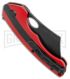 Bestech Knives Skirmish Red/Black G-10 Folding Knife - Black SW Plain -Knife Store Bestech Knives Skirmish LL Red Black G 10 Black SW BHQ 173975 jr side large