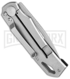 BlackFox Racli Frame Black G-10 Lock Folding Knife - Stonewash Plain -Knife Store BlackFox Racli FL Black G 10 SW 01FX855 BHQ 105770 jr side large