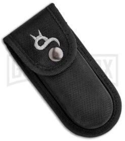 Boker BF-131 Fox Orange/Black Liner Lock Knife - Satin Plain -Knife Store Boker BF 131 Orange Black Fox Folder 01FX035 BHQ 117275 jr case large