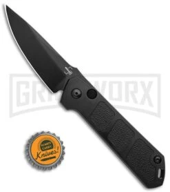Boker Kihon Black Automatic Knife - Black Plain 7 Boker Kihon Black Automatic Knife - Black Plain -Knife Store Boker Burnley Kihon DP Auto Black BHQ 101390 jr bottlecap large