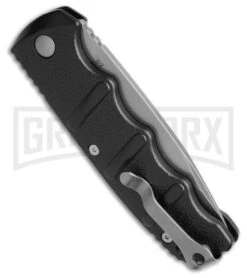 Boker Kalashnikov Black Automatic Knife - Drop Point Bead Blast Plain -Knife Store Boker Kalashnikov Auto Black D2 SW BHQ 144760 jr side gx large