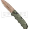 Boker Desert Warrior Mini Kalashnikov OD Green Automatic Knife - Copper Plain