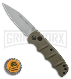 Boker Kalashnikov OD Green Automatic Knife - SW Plain -Knife Store Boker Kalashnikov Automatic Knife OD Green 3.25 XHP Satin BHQ 92085 LS Bottlecap large