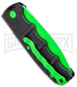 Boker Kalashnikov Automatic Knife - D2 Dagger Electric Green Plain -Knife Store Boker Kalashnikov Black Widow Green jr side large