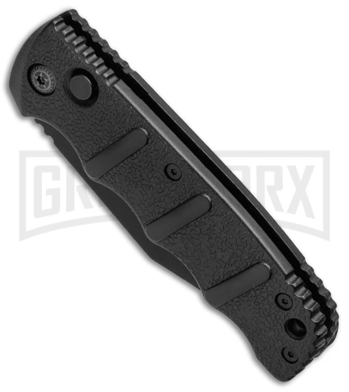 Boker Kalashnikov Black Bowie Automatic Knife - D2 Black Plain 2 Boker Kalashnikov Black Bowie Automatic Knife - D2 Black Plain - Image 2