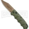 Boker Kalashnikov Desert Warrior Bowie Automatic Knife - Copper Plain