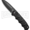 Boker Kalashnikov Black Automatic Knife - D2 Dagger Smokewash Plain
