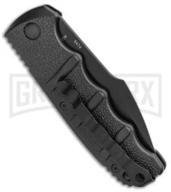 Boker Kalashnikov Automatic Knife - Harpoon Black Plain -Knife Store Boker Kalashnikov Harpoon Auto Black Black KALS53NSOI BHQ 95957 jr side large