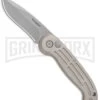 Boker Magnum Speedmaster Champagne Automatic Knife - Bead Blast Plain