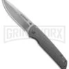 Boker Magnum Eternal Classic Steel Frame Lock Knife W/Thumb Stud - Satin Plain