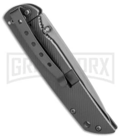 Boker Magnum Eternal Classic Steel Frame Lock Knife W/Thumb Stud - Satin Plain -Knife Store Boker Magnum Eternal Classic Thumb Stud BHQ 136272 td side large 1
