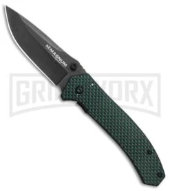 Boker Magnum Green Strike LSCF/G-10 Folding Knife - Black SW
