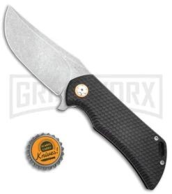 Boker Golem Liner Lock Knife Black G-10 - Stonewash Plain -Knife Store Boker Plus Golem BHQ 136260 td size large