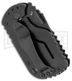 Boker Plus Subcom 2.0 Black Frame Lock Knife - Black Serr 6 Boker Plus Subcom 2.0 Black Frame Lock Knife - Black Serr -Knife Store Boker Plus Subcom 2.0 FL Black FRN Black BHQ 139162 jr side large