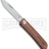 Boker Plus Tech Tool Premium Brown Micarta Slip Joint Knife - Satin Plain