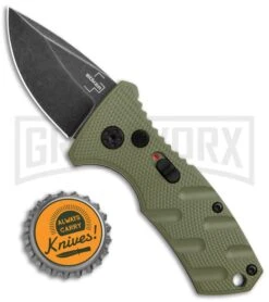 Boker Stubby Strike OD Green Automatic Knife - Black Stonewash 7 Boker Stubby Strike OD Green Automatic Knife - Black Stonewash -Knife Store Boker Stubby Strike CA Legal Auto OD Green Smokewash 01BO442NSOI BHQ 99648 jr bottlecap large