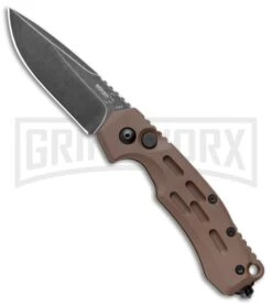 Boker Thunder Storm Automatic Knife Coyote - Blackwash Plain