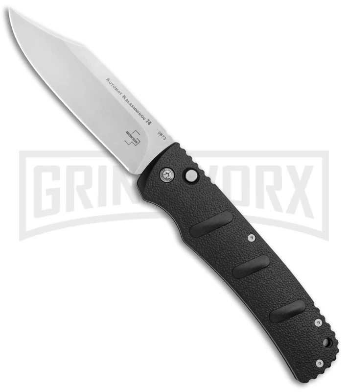 Boker XXL Kalashnikov Automatic Knife - Stonewash Bowie 1 Boker XXL Kalashnikov Automatic Knife - Stonewash Bowie