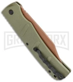 Boker XXL Kalashnikov Automatic Knife - Desert Warrior Bowie -Knife Store Boker XXL Kalashnikov Bowie Desert Warrior Auto BHQ 99624 jr side large