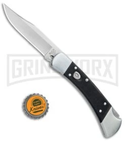Buck Knives Buck 110 Elite Automatic Black G-10 Lockback Knife - Satin Plain -Knife Store Buck 110 Elite Automatic LB Black G 10 Satin 0110BKSA BHQ 79345 jr bottlecap 1 large 1