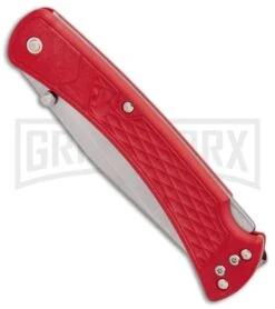 Buck Knives Buck 110 Slim Select Red GFN Lockback Knife - Satin Plain -Knife Store Buck 110 Hunter Select Red GFN BHQ 88707 er spine large