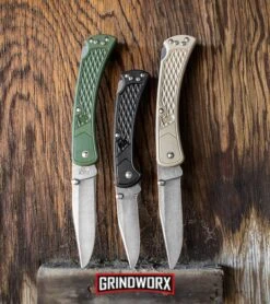 Buck Knives Buck 110 Slim Select OD Green Lockback Knife- Satin Plain -Knife Store Buck 110 Slim Select Lockback Knife OD Green Satin 0110ODS2 BHQ 106666 kp nope web large 1