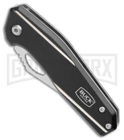 Buck Dealer Tin 247/246 Black Aluminum 2-for-1 Pocket Knife Satin Plain -Knife Store Buck Dealer Tin 247 246 LL Kit BHQ 141778 jr 246 spine large